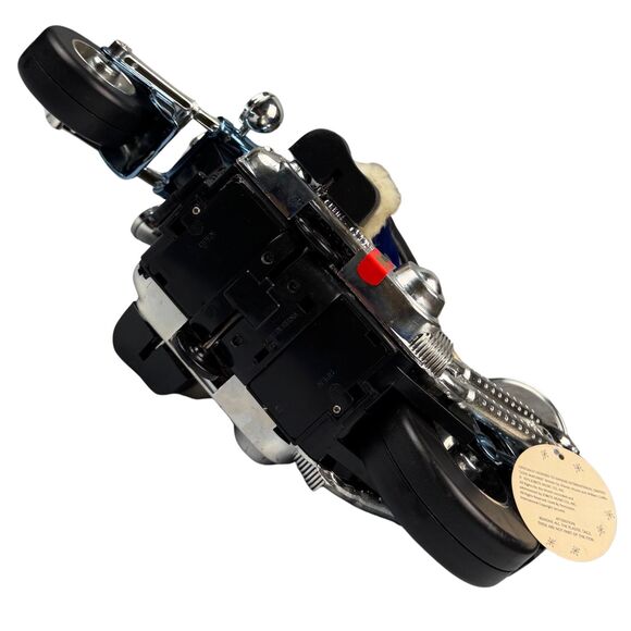 Vintage Dan Dee Collector Choice Animated Snowman Snow Machine in Motorcycle 70s - Picture 5 of 10